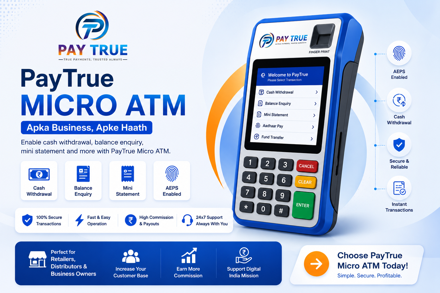 Micro ATM Service Illustration